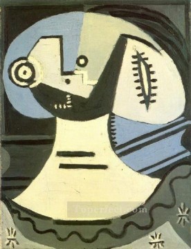 Pablo Picasso Painting - Mujer con collar 1938 cubista Pablo Picasso